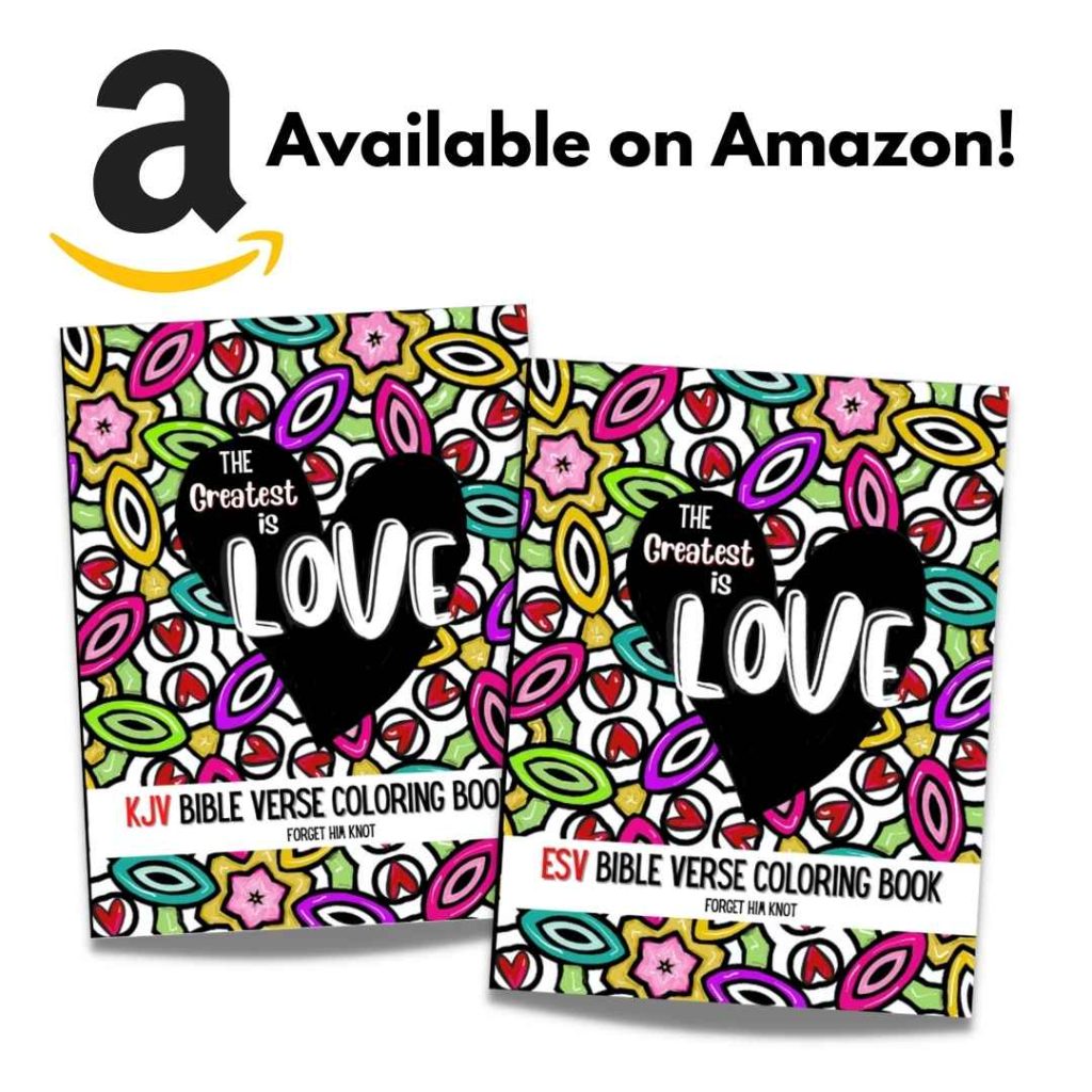 Bible verses about Love Coloring Book