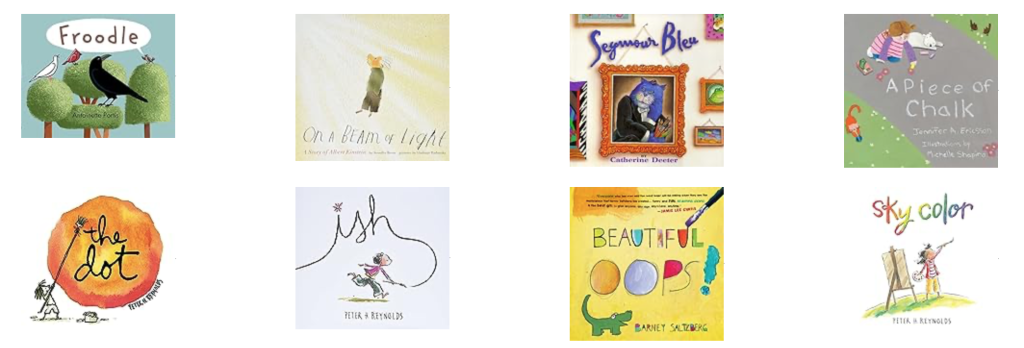 art books for kids on creativity
