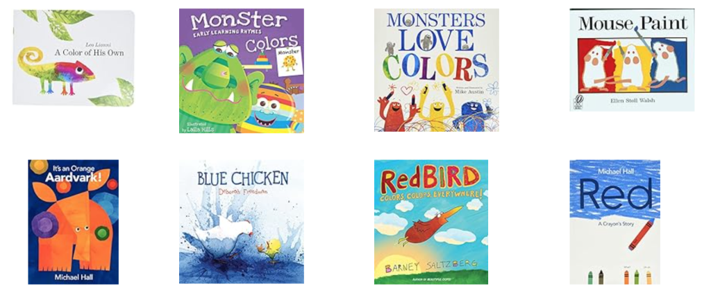 art books for kids on color