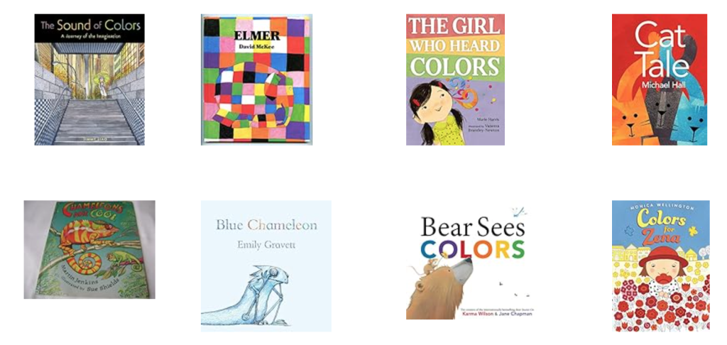 art books for kids on color