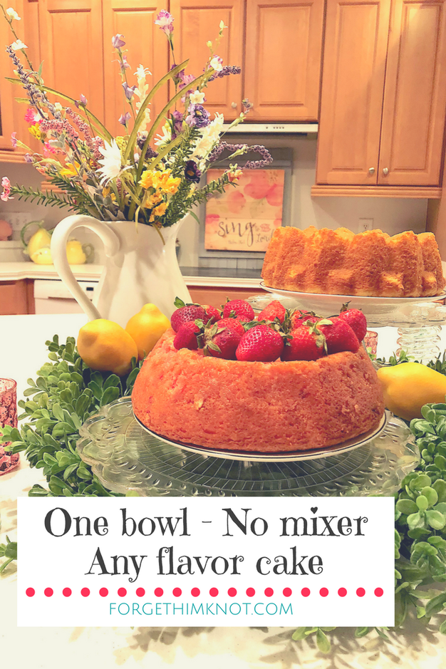 Read more about the article One-bowl, no-mixer easy cake recipe