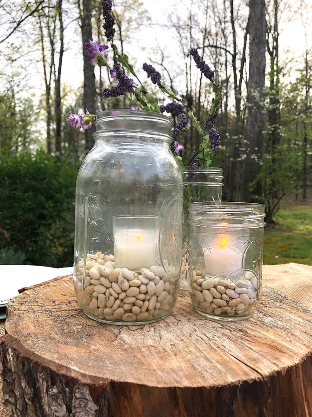 Best wedding candle votives Forget Him Knot
