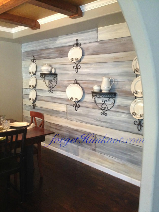 Read more about the article Faux Reclaimed Wood on a Low Claimed Budget.