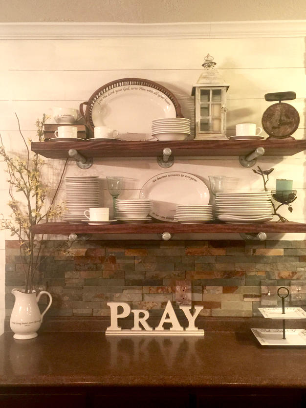 Read more about the article Kitchen Redo: Shiplap and Open Shelving