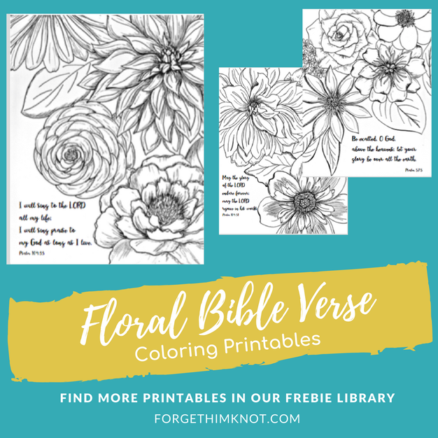 Read more about the article Floral Bible Verse Coloring Book