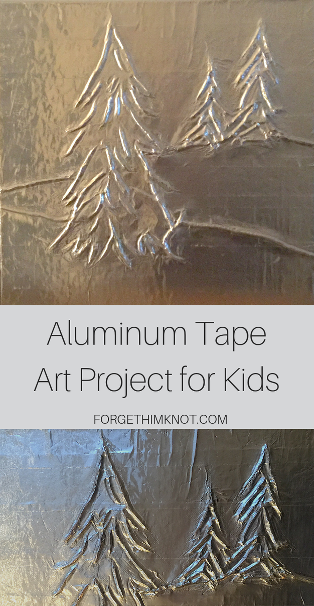 Aluminum Tape Art Project for Kids