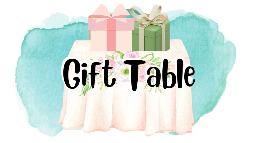 gift table ideas for weddings