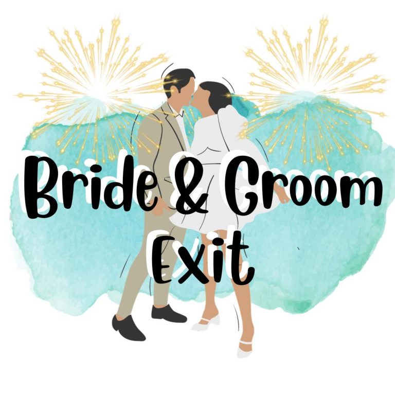 Bride and Groom exit ideas