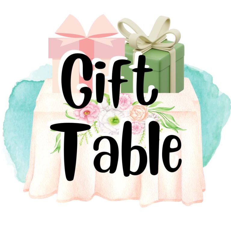 wedding gift table ideas