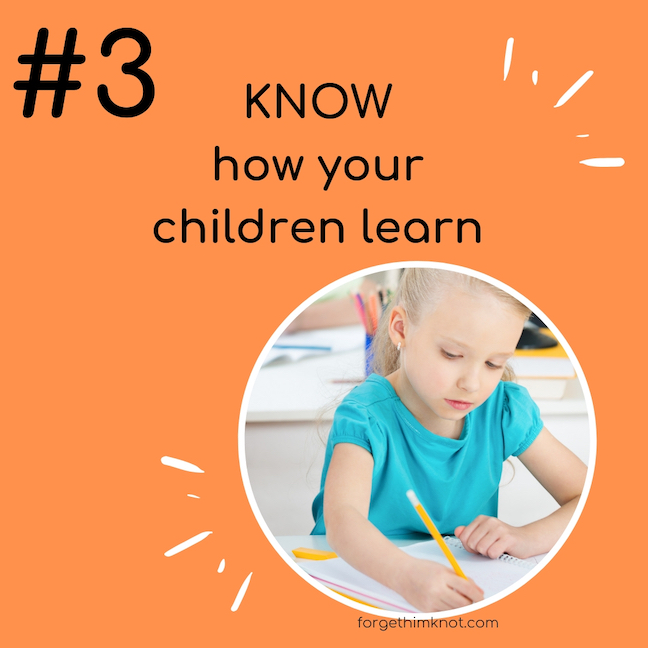 Know how your children learn