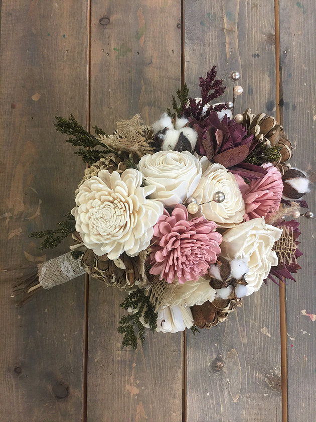 Hobby Lobby Sola Flower Wedding Bouquet DIY - Forget Him Knot