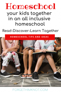 Read more about the article Homeschool Your Kids Together in an all Inclusive Christian Homeschool