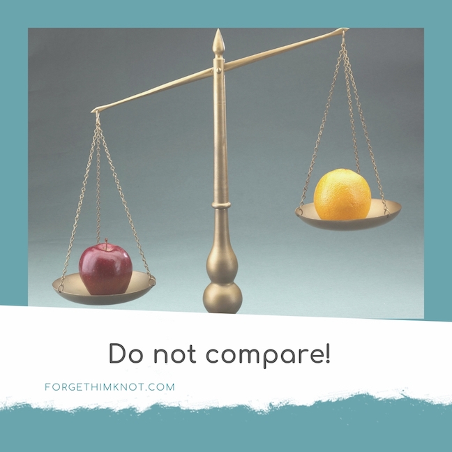 Do not compare yourself to another homeschool mom