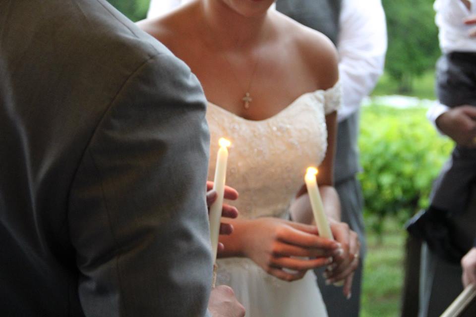 wedding unity candle lighting 