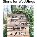 Bible verse "I have found the One whom my soul loves" on brown pallet sign