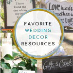Grouping of Forget Him Knot's favorite weddnig decor resources