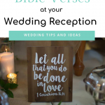 Ideas to add Bible verses at your wedding reception-Christian weddings-forgethimknot.com