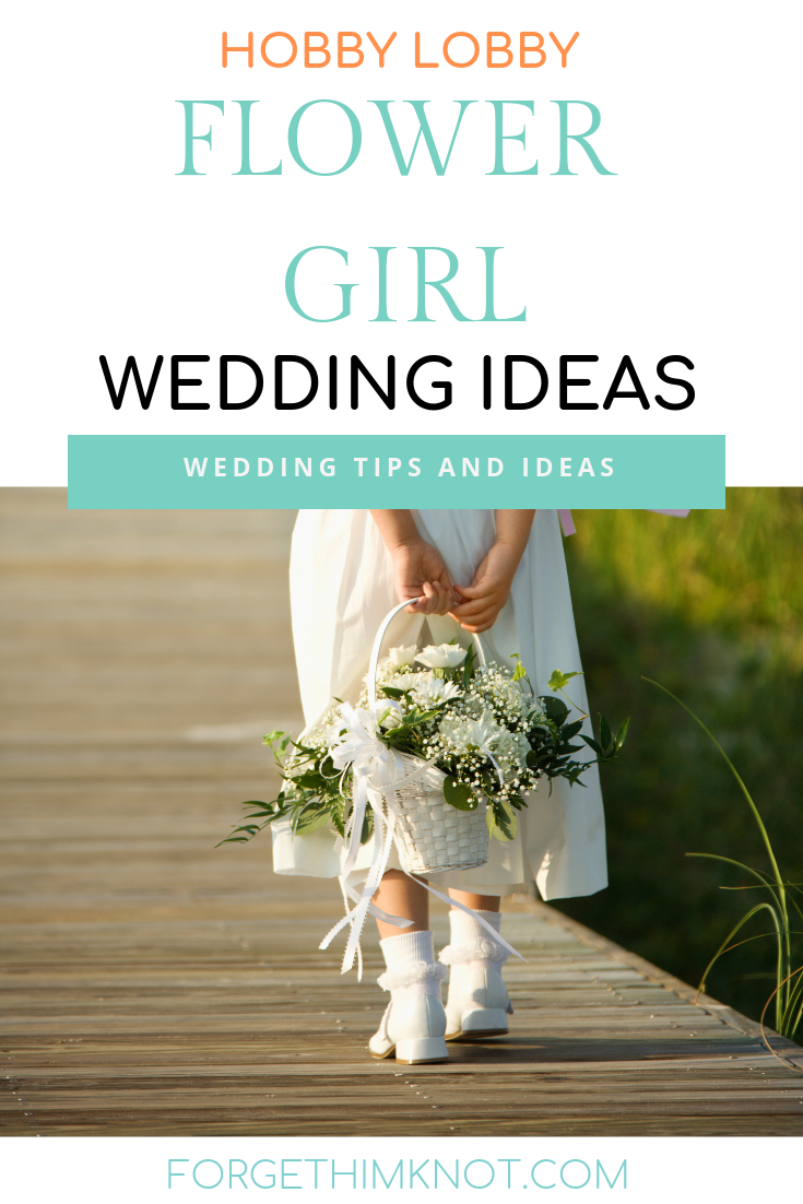 Hobby Lobby flower girl and ring bearer wedding ideas-forgethimknot.com