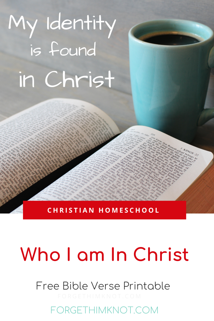 Who I am in Christ /forgethimknot.com