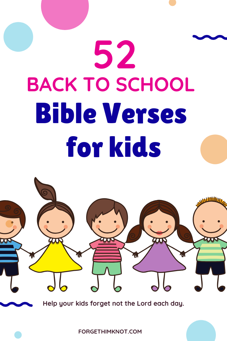 Back to School Bible Verses, New School Year