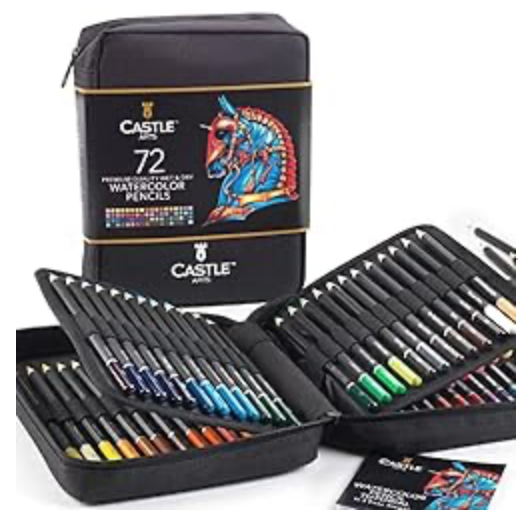 72 Watercolor pencils