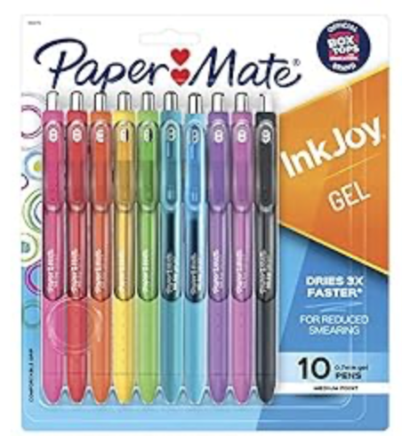 Paper Mate gel pens