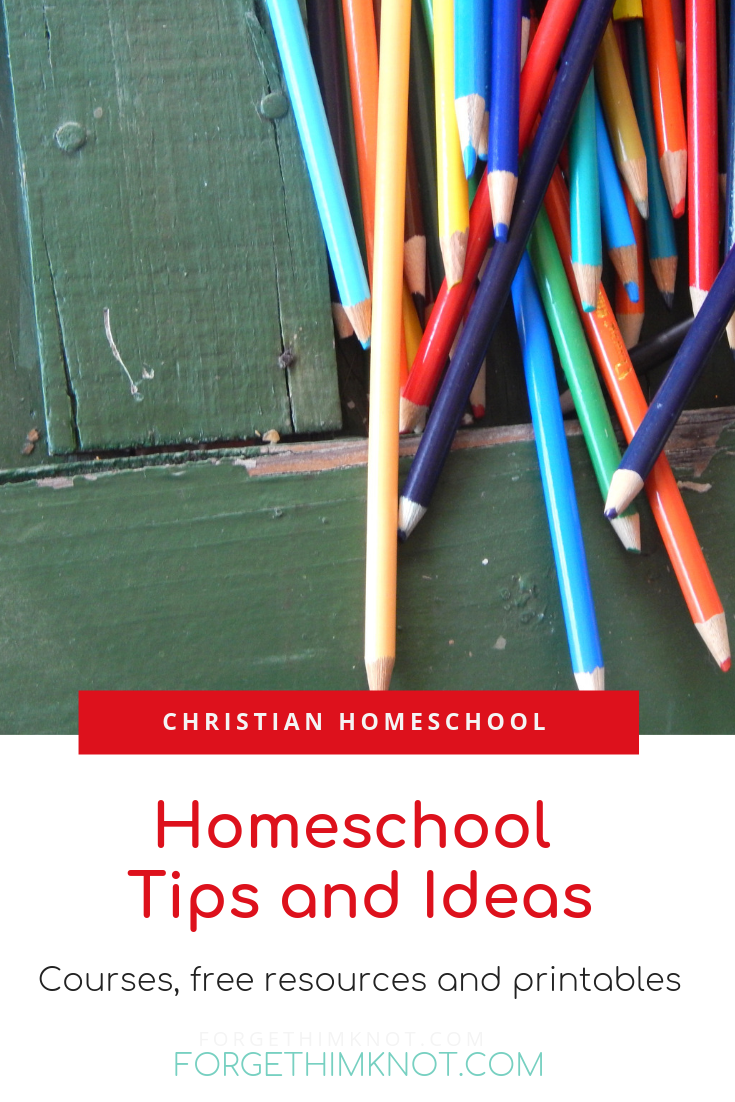 Christian homeschool tips and ideas