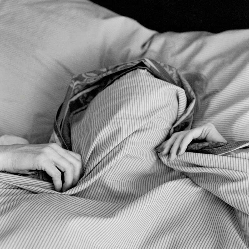 hiding under the covers