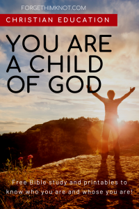 Read more about the article Free Bible Lesson John 1:12 Whose You Are as a Child of God