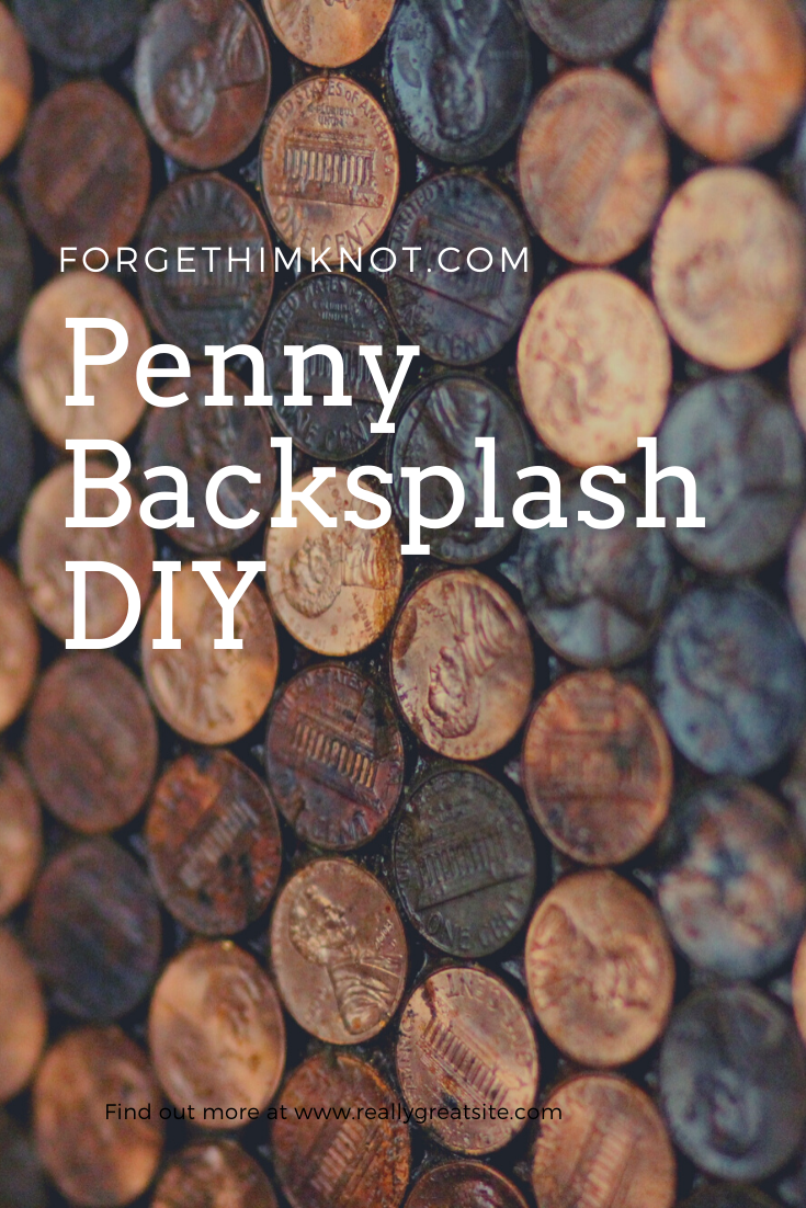 Penny Backsplash DIY