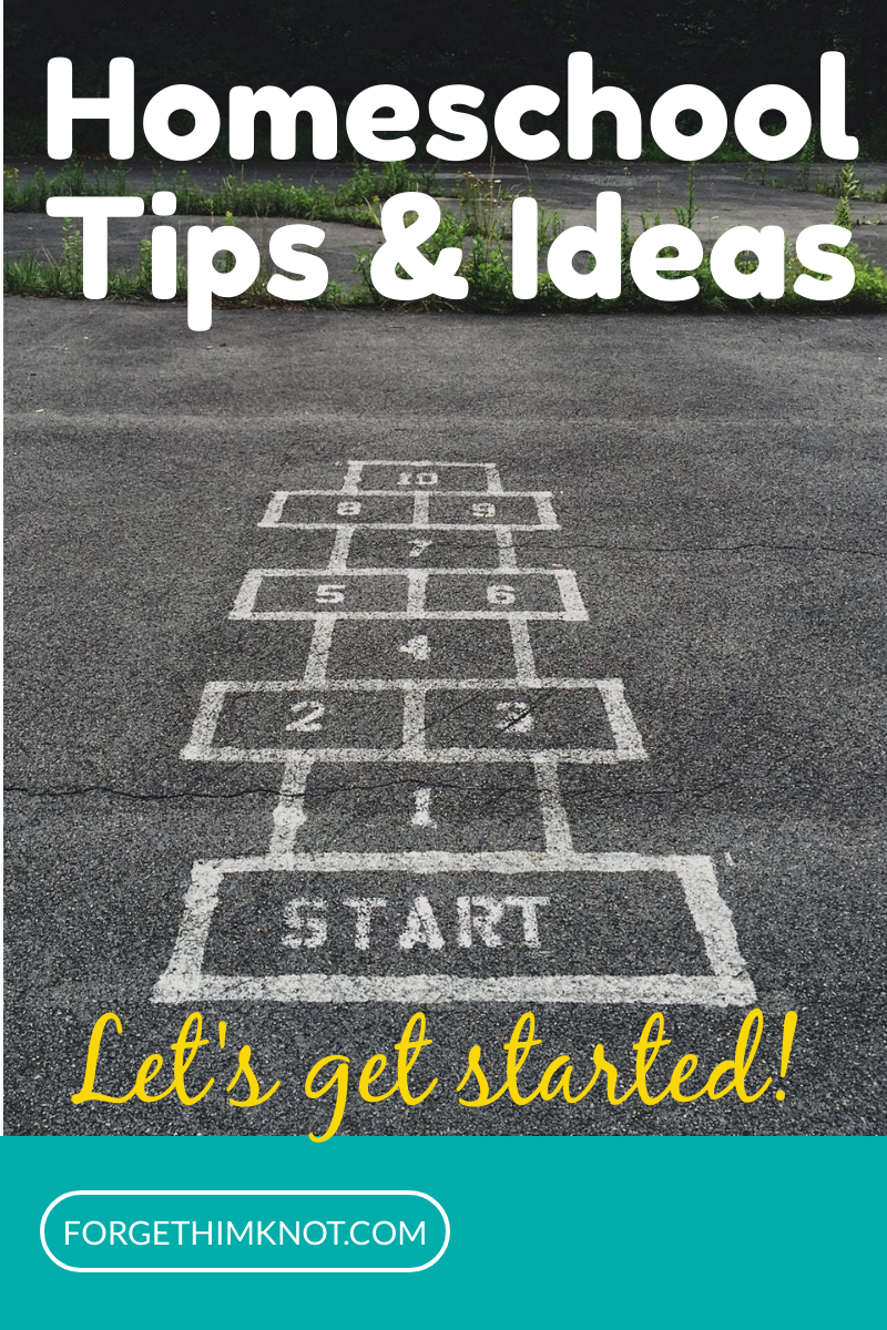 Homeschool tips and ideas getting started