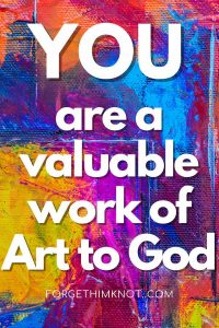 you are a part of God's masterpiece
