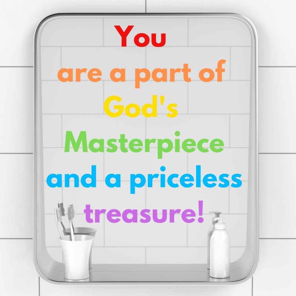 you are a part of God's masterpiece