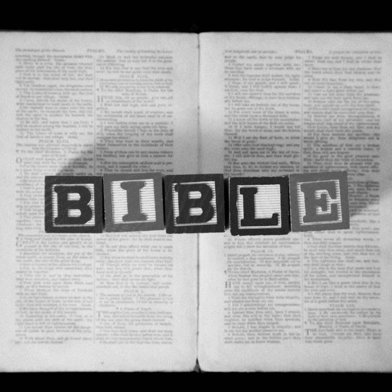 The Bible in black and white