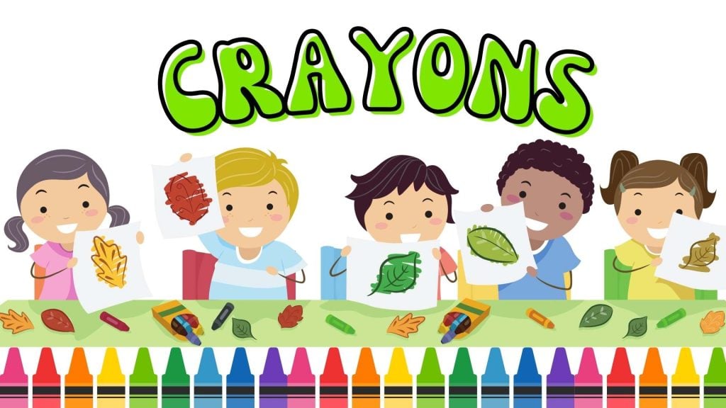 Art for Kids using crayons