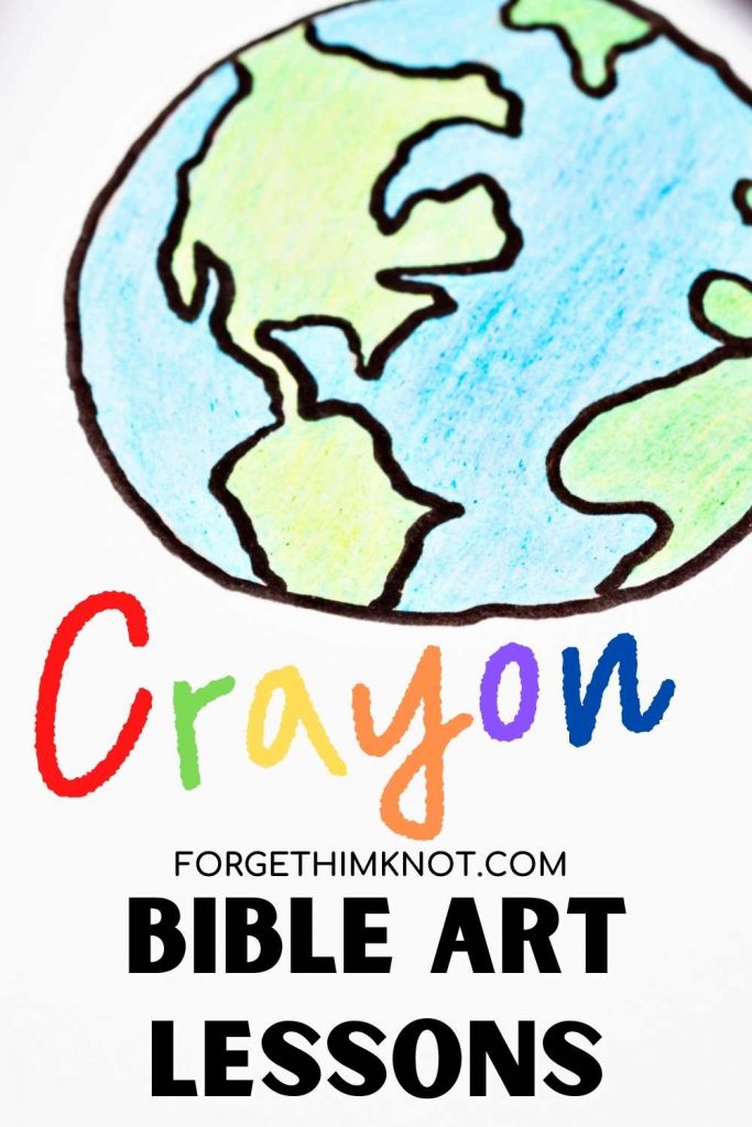 Crayon Bible Art lessons