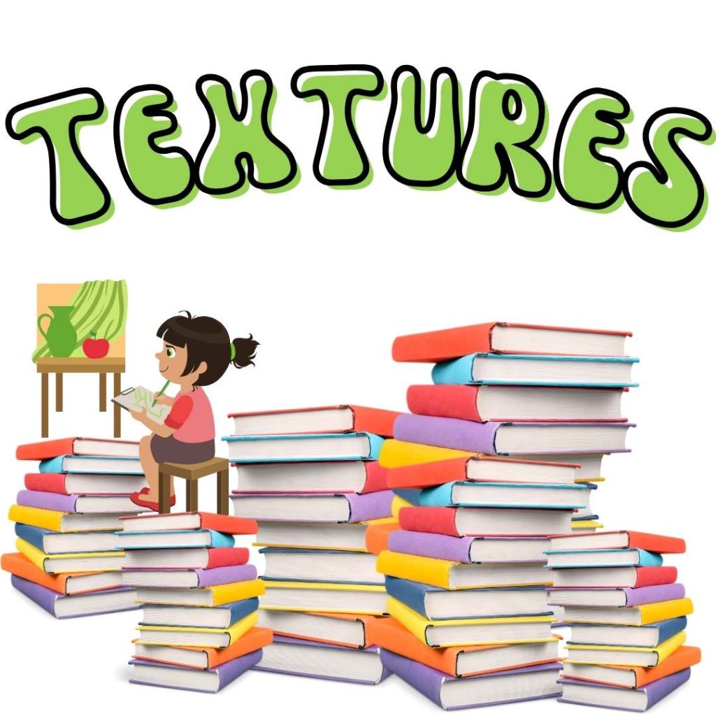 Elements of art for kids textures