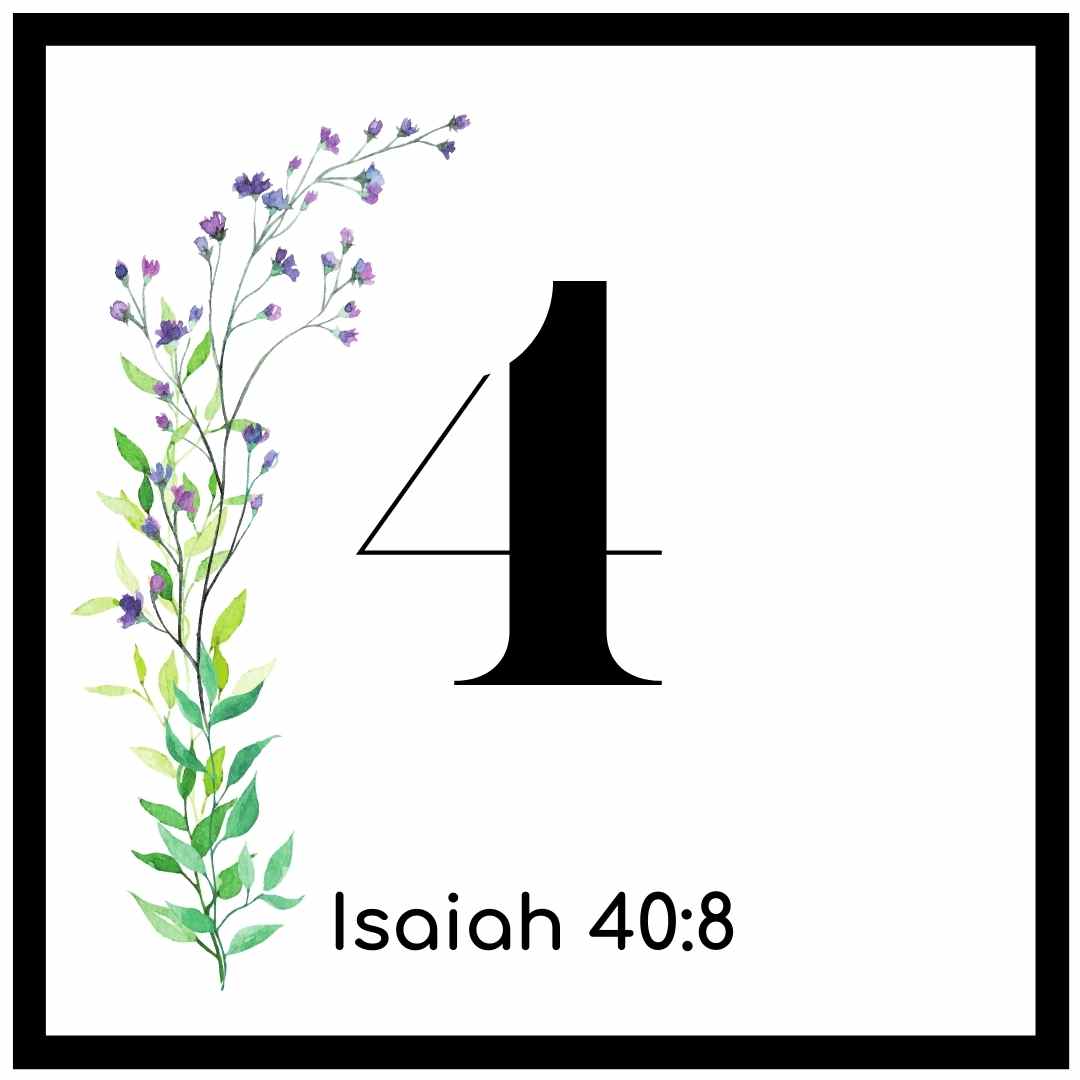 Monthly Bible Verse Calendar- Daily Verse Reading, Printables and ...