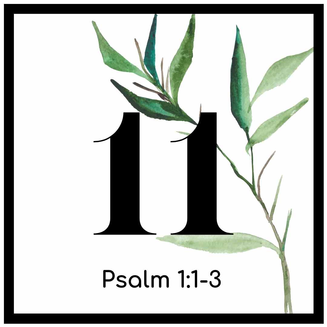 Monthly Bible Verse Calendar- Daily Verse Reading, Printables and ...