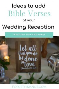 Wedding Bible verses for receptions