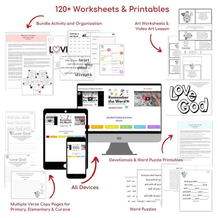 online Bible memory verse printables