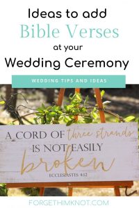 Wedding Bible verses for ceremony