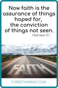 Hebrews 11:1 faith Bible verse