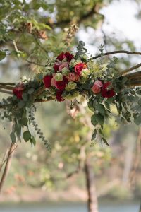 Wedding ceremony arch for Christian weddings