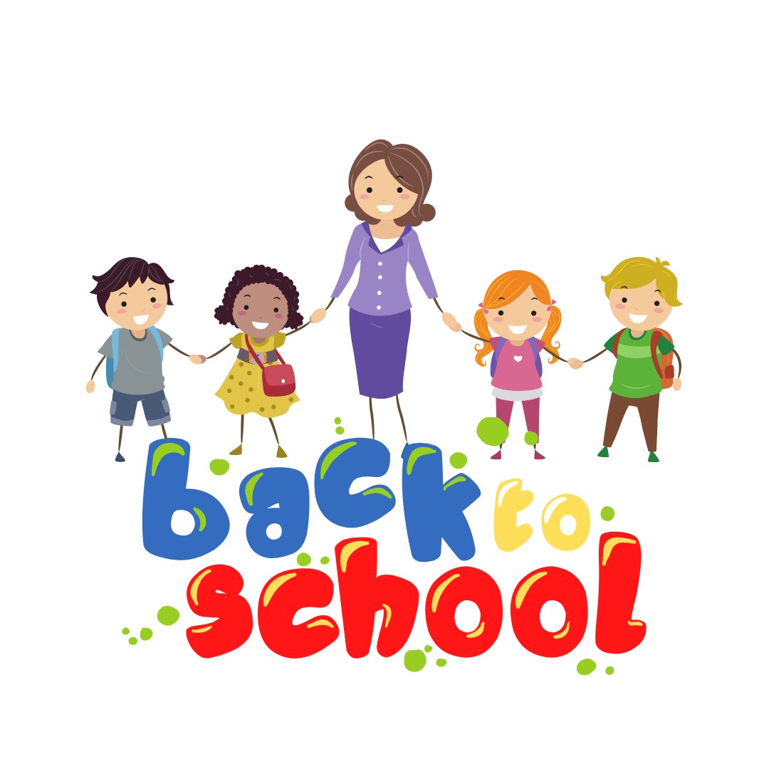 Back to school kids and teachers