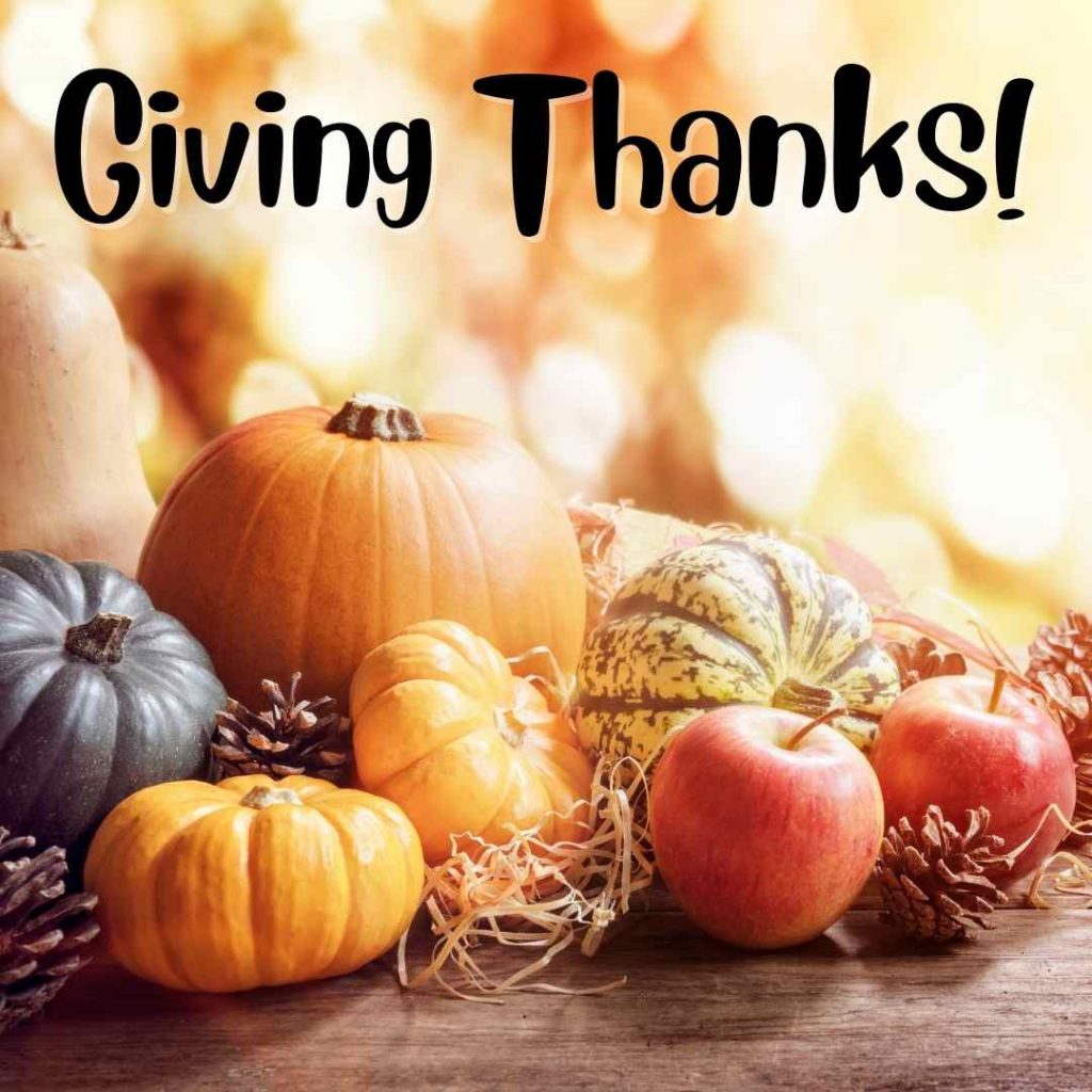 Giving Thanks in thanksgiving Bible verses