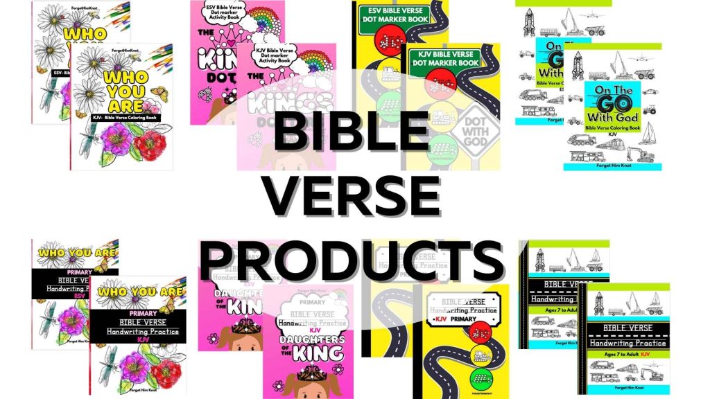 Bible Verse coloring books
