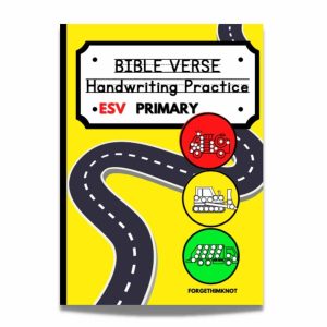 Bible Verse Handwriting Printables- Vehicles