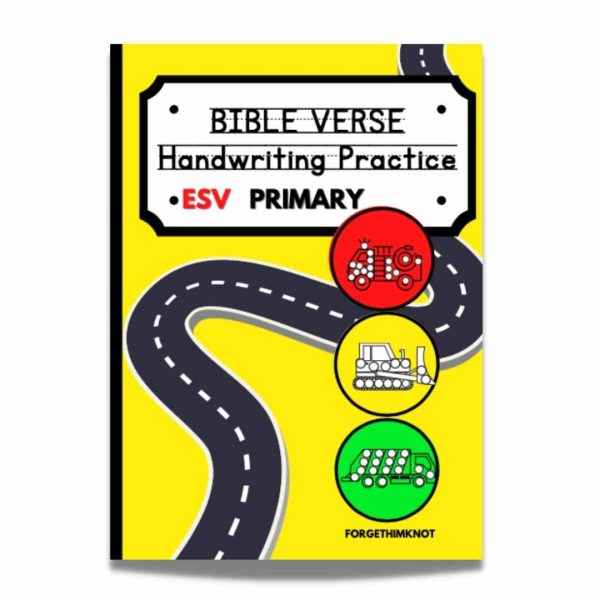 Bible verse handwriting book