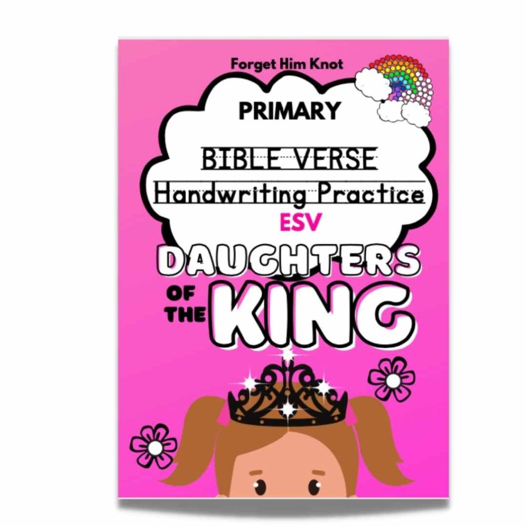 Bible verse handwriting book